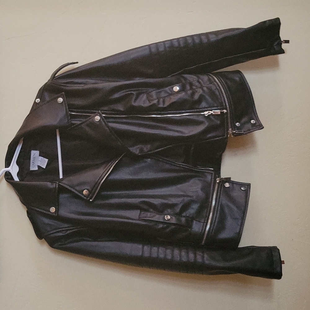 Black faux Leather Jacket